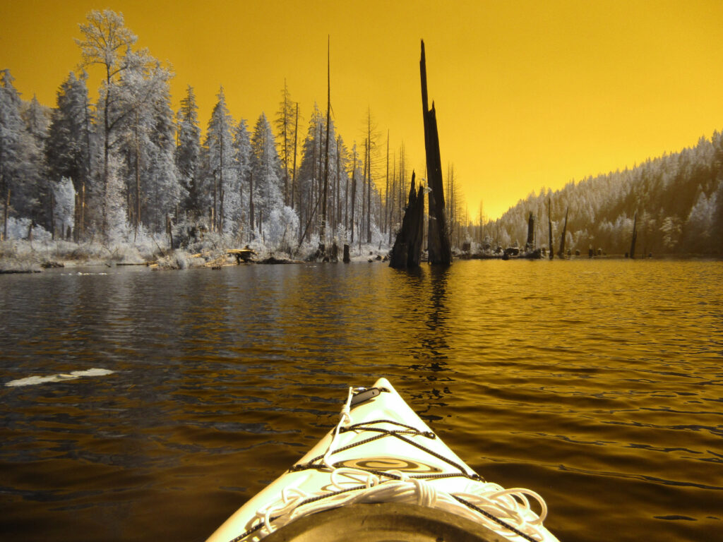 Kayaking in the Gost Lagoon